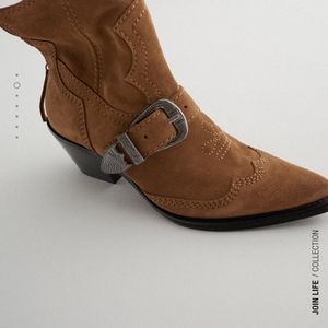 Cowboy boots from zara brand new